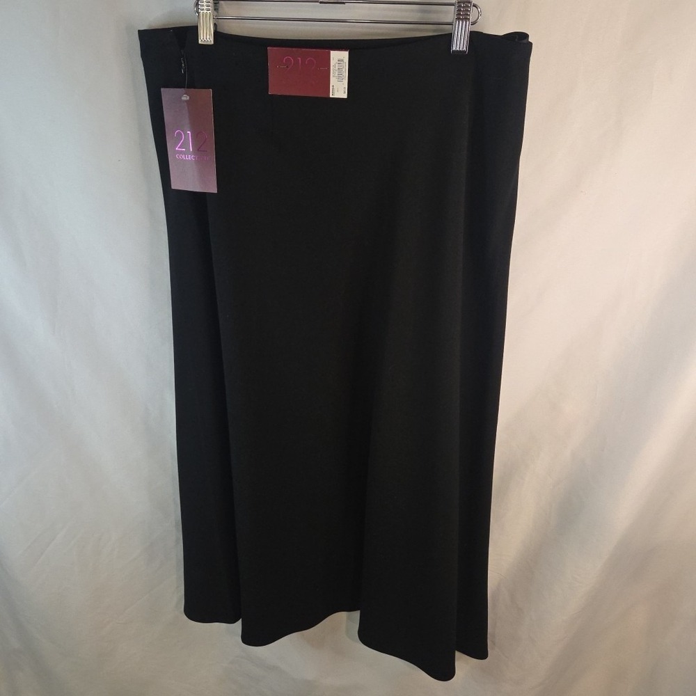 212 Collection Womens Skirt Size 14‎ Black Long